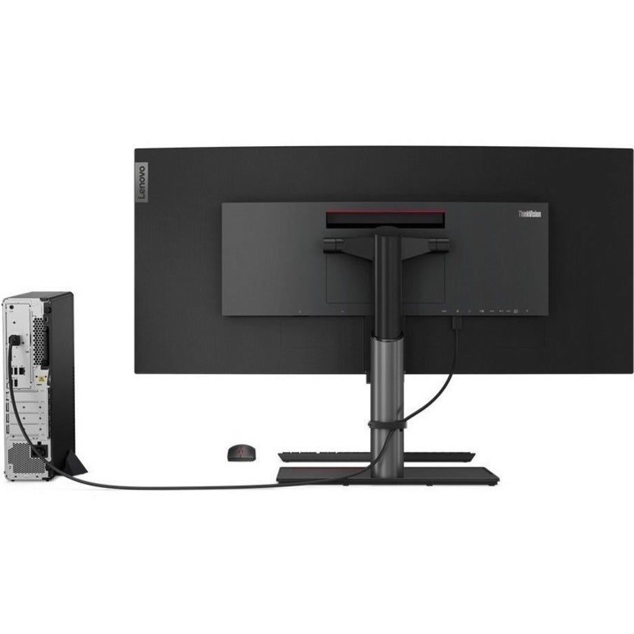 Lenovo ThinkCentre M90s Gen 3 11TT001JUS Desktop Computer - Intel Core i5 12th Gen i5-12500 Hexa-core (6 Core) 3 GHz - 8 GB RAM DDR5 SDRAM - 512 GB NVMe M.2 PCI Express PCI Express NVMe 4.0 x4 SSD - Small Form Factor - Black