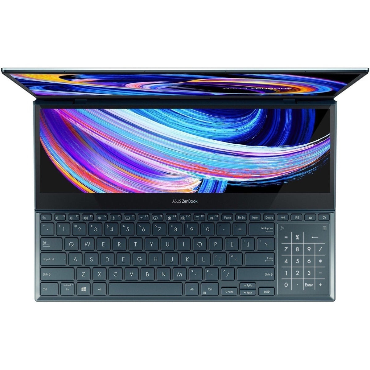 Asus ZenBook Pro Duo 15 OLED UX582 UX582ZM-XS96T 15.6" Touchscreen Notebook - 4K UHD - 3840 x 2160 - Intel Core i9 12th Gen i9-12900H Tetradeca-core (14 Core) 2.50 GHz - 32 GB Total RAM - 32 GB On-board Memory - 1 TB SSD - Celestial Blue