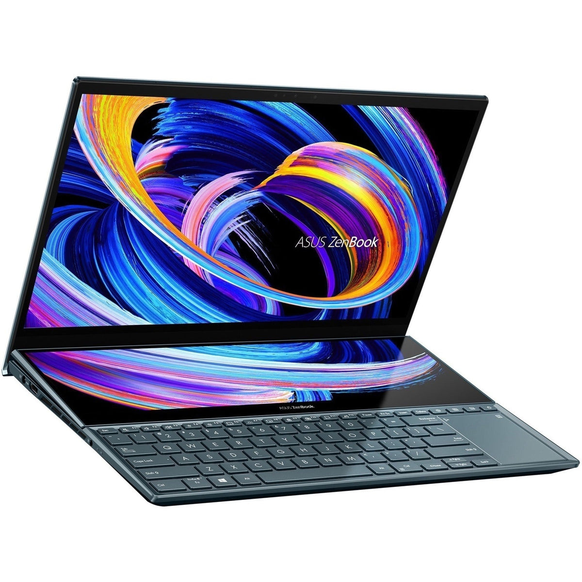 Asus ZenBook Pro Duo 15 OLED UX582 UX582ZM-XS96T 15.6" Touchscreen Notebook - 4K UHD - 3840 x 2160 - Intel Core i9 12th Gen i9-12900H Tetradeca-core (14 Core) 2.50 GHz - 32 GB Total RAM - 32 GB On-board Memory - 1 TB SSD - Celestial Blue
