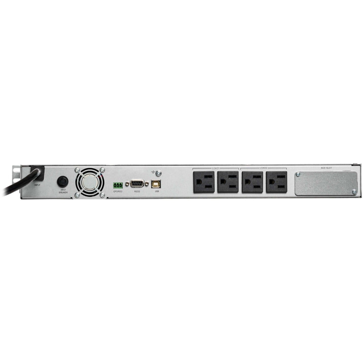 Tripp Lite 700VA 420W 120V Line-Interactive UPS - 4 NEMA 5-15R Outlets Network Card Option USB DB9 1U Rack/Tower