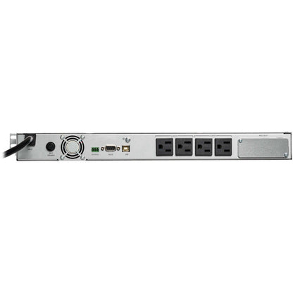 Tripp Lite 700VA 420W 120V Line-Interactive UPS - 4 NEMA 5-15R Outlets Network Card Option USB DB9 1U Rack/Tower