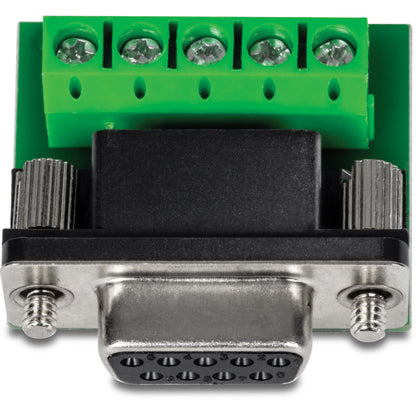 TRENDnet RS232 to RS422 RS485 Converter Adapter Serial Port Data Converter Black TI-S100