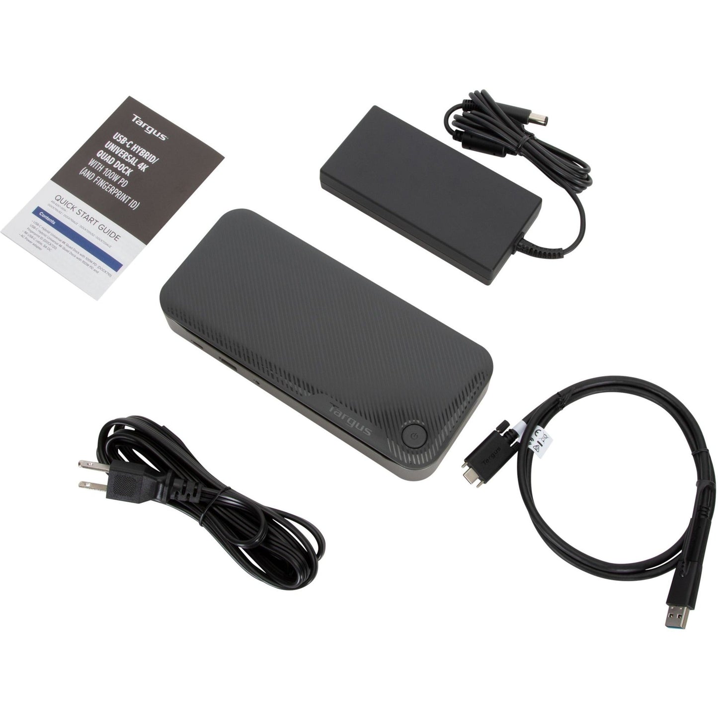 Targus USB-C Hybrid/Universal 4K Quad Docking Station with 100W Power Delivery