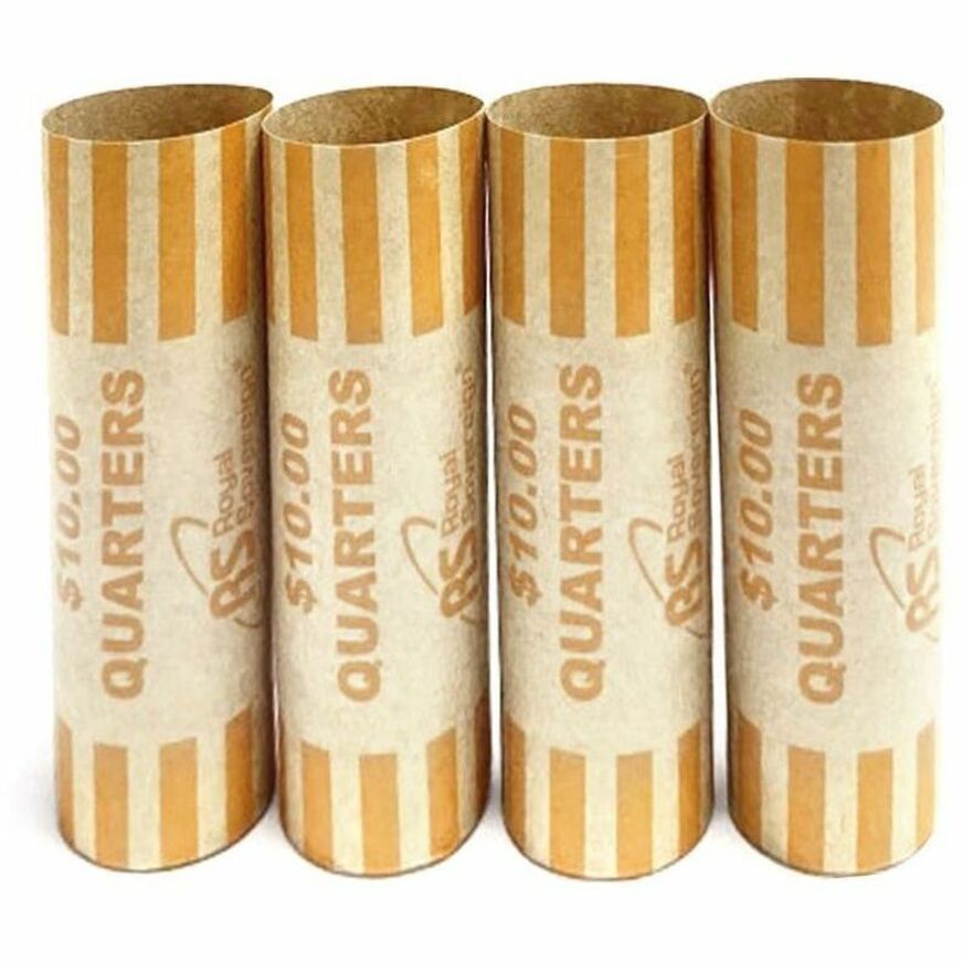 Royal Sovereign 112 Count Preformed Quarter Coin Wrappers