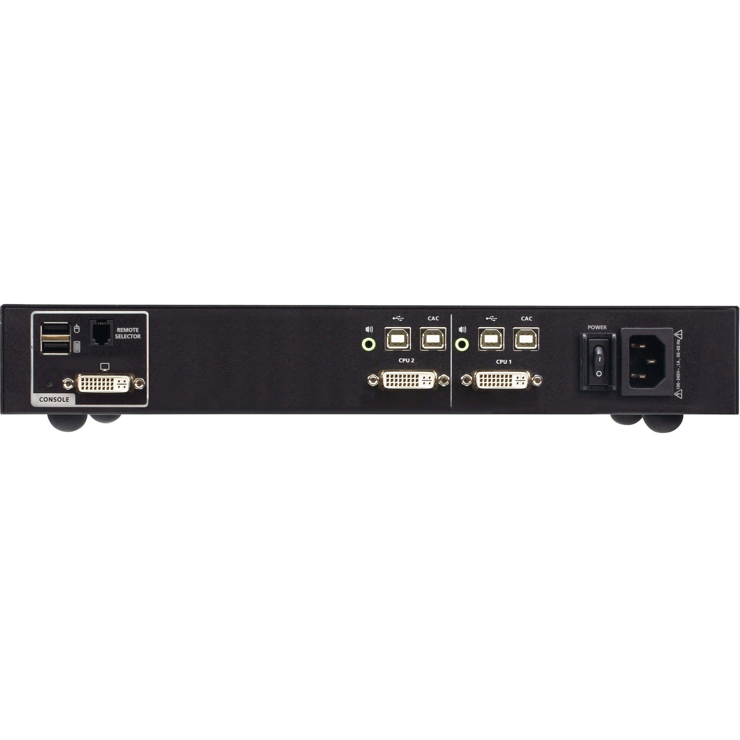 ATEN 2-Port USB DVI Secure KVM Switch with CAC (PSD PP v4.0 Compliant)