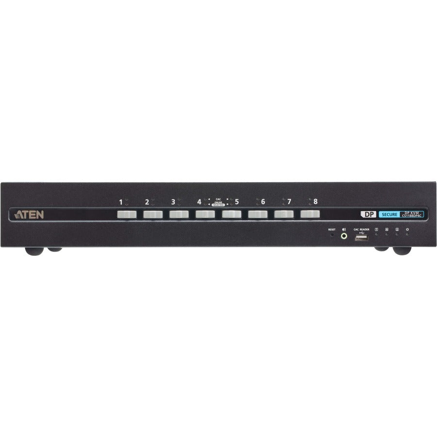 ATEN 8-Port USB DisplayPort Secure KVM Switch with CAC (PSD PP v4.0 Compliant)