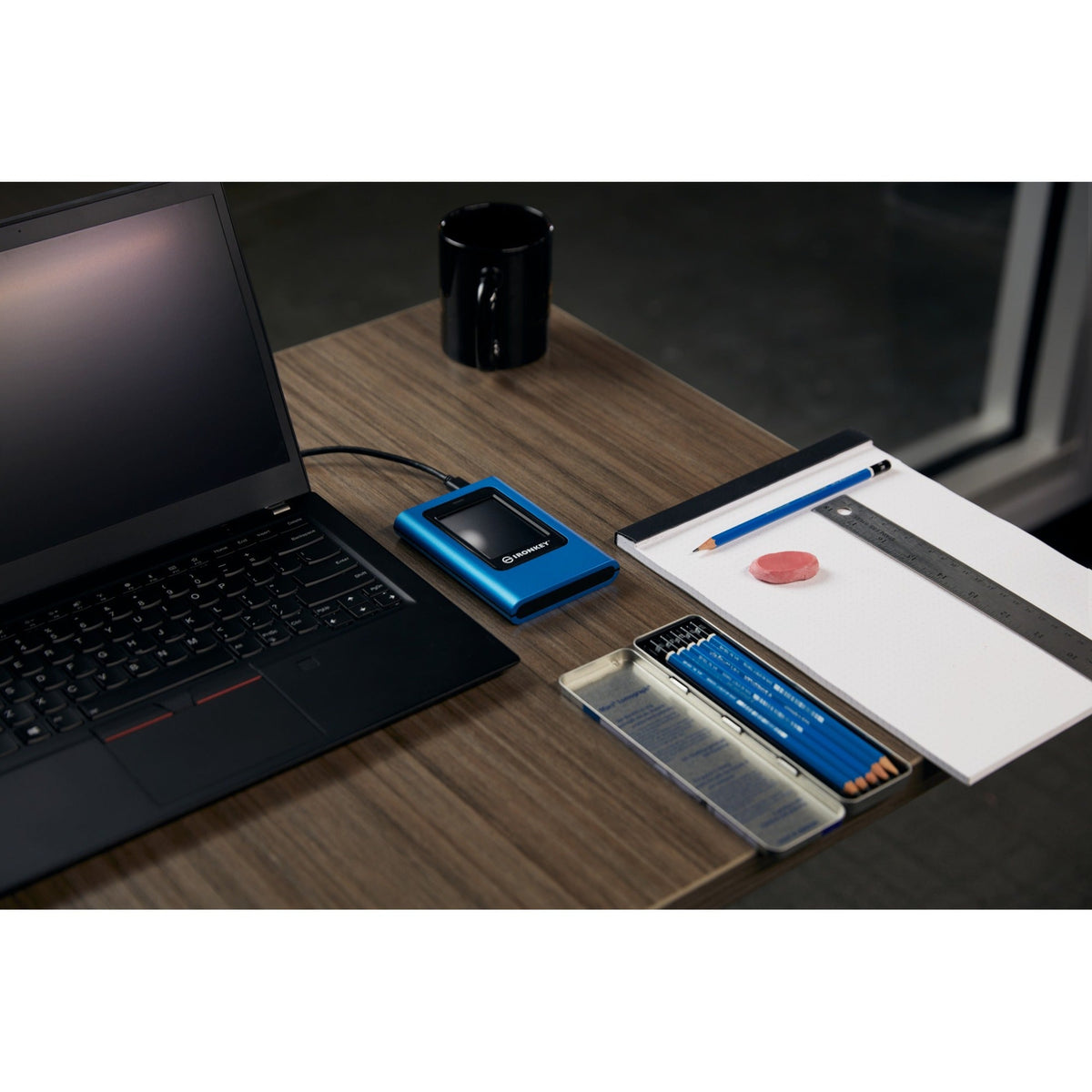 Kingston Vault Privacy 80 IKVP80ES/1920G 1.88 TB Portable Solid State Drive - External