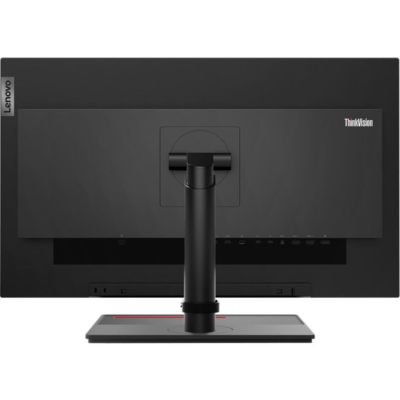 Lenovo ThinkVision P27u-20 27" Webcam 4K UHD LCD Monitor - 16:9 - Raven Black