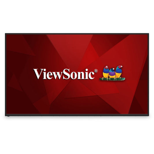 ViewSonic CDE6512 65" 4K UHD Commercial Display with VESP Wireless Screen Sharing USB Wi-Fi Capabilities RJ45 HDMI USB C