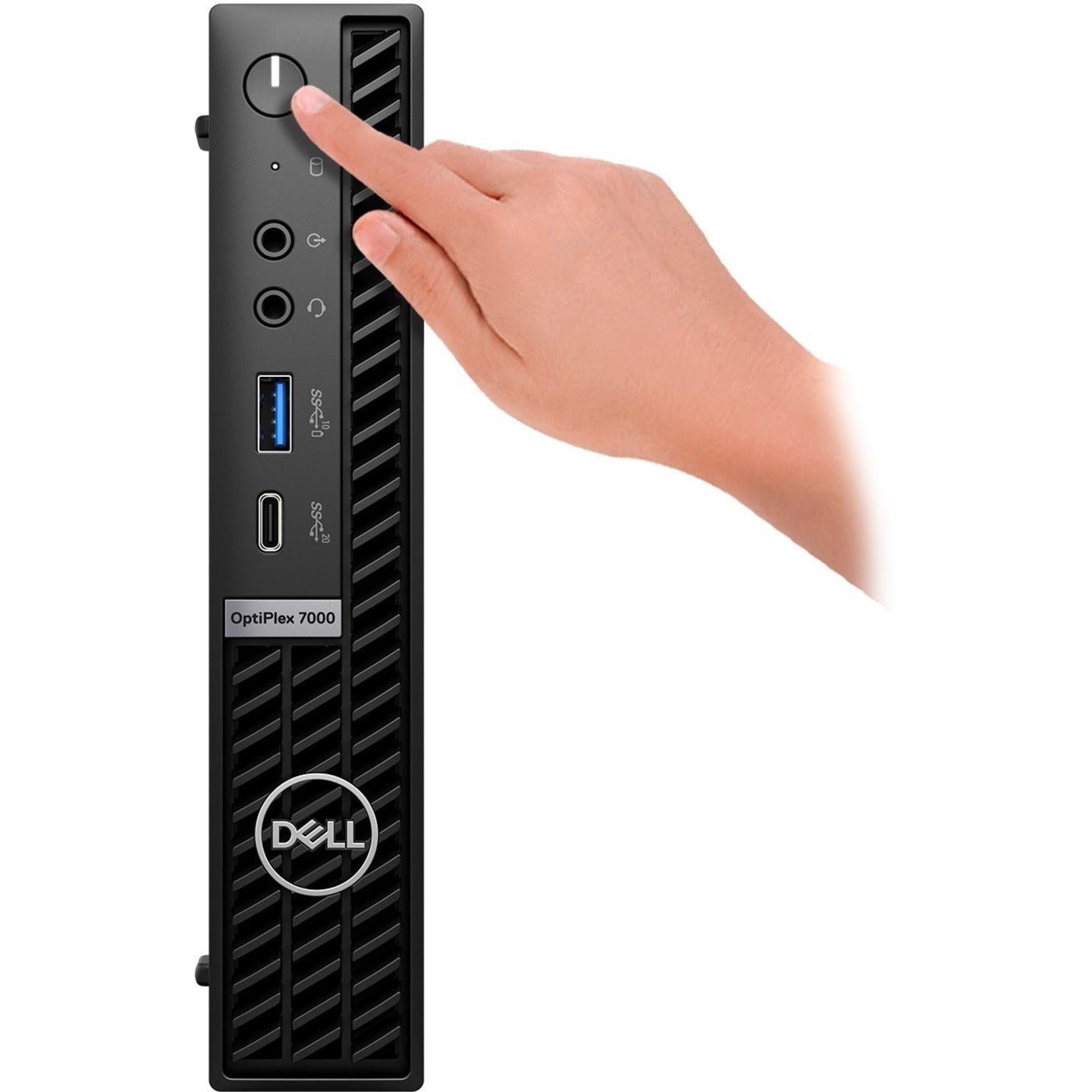 Dell OptiPlex 7000 Desktop Computer - Intel Core i7 12th Gen i7-12700T Dodeca-core (12 Core) 1.40 GHz - 16 GB RAM DDR4 SDRAM - 512 GB M.2 PCI Express NVMe 3.0 x4 SSD - Micro PC - Black