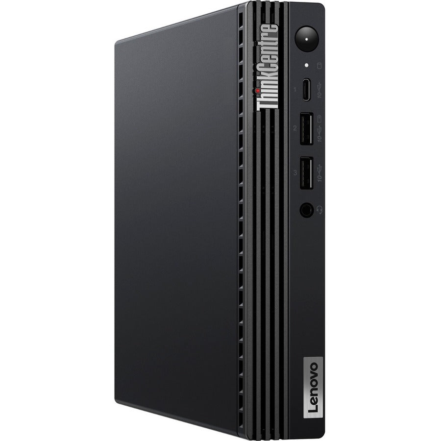 Lenovo ThinkCentre M80q Gen 3 11U1004XUS Desktop Computer - Intel Core i5 12th Gen i5-12500T Hexa-core (6 Core) 2 GHz - 16 GB RAM DDR5 SDRAM - 256 GB M.2 PCI Express NVMe 4.0 x4 SSD - Tiny - Black