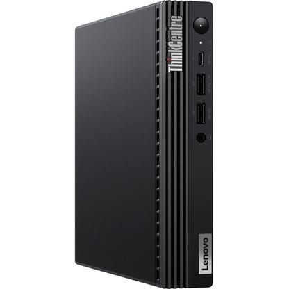 Lenovo ThinkCentre M80q Gen 3 11U1004XUS Desktop Computer - Intel Core i5 12th Gen i5-12500T Hexa-core (6 Core) 2 GHz - 16 GB RAM DDR5 SDRAM - 256 GB M.2 PCI Express NVMe 4.0 x4 SSD - Tiny - Black