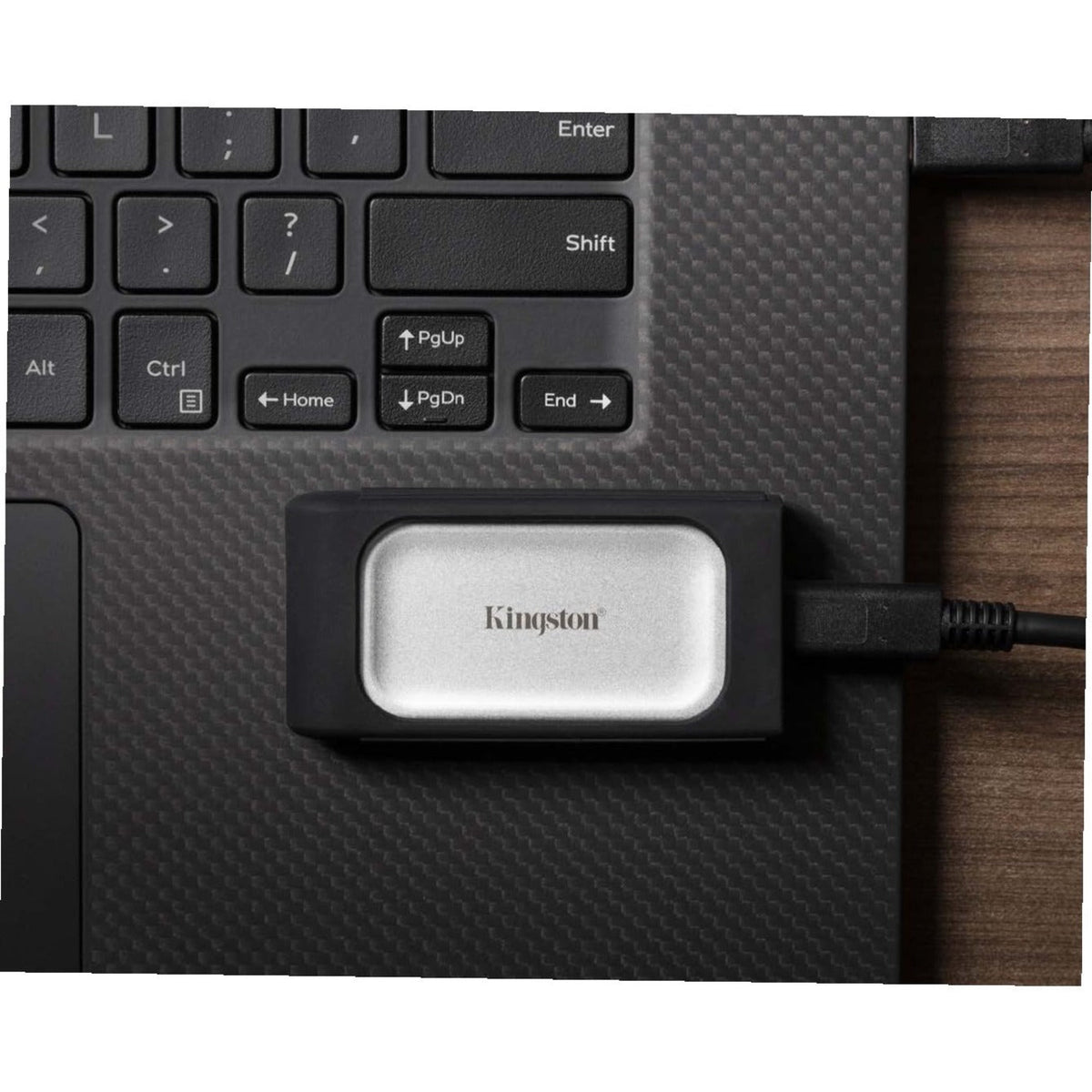 Kingston XS2000 400 GB Portable Rugged Solid State Drive - External