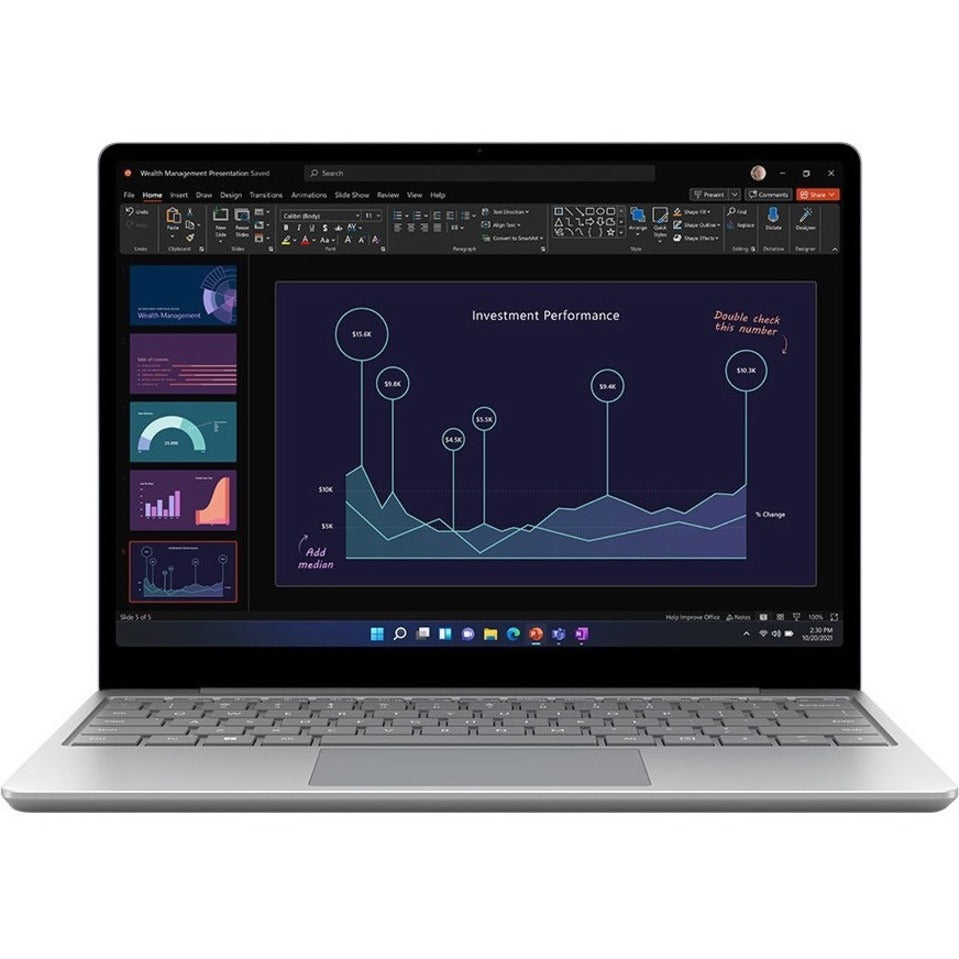 Microsoft Surface Laptop Go 2 12.4" Touchscreen Notebook - 1536 x 1024 - Intel Core i5 - 8 GB Total RAM - 128 GB SSD - Platinum