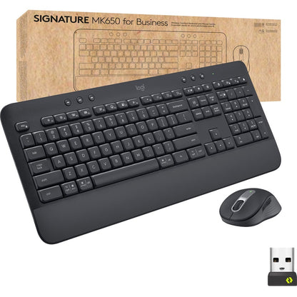 Logitech Signature MK650 Combo for Business Wireless Mouse and Keyboard Combo