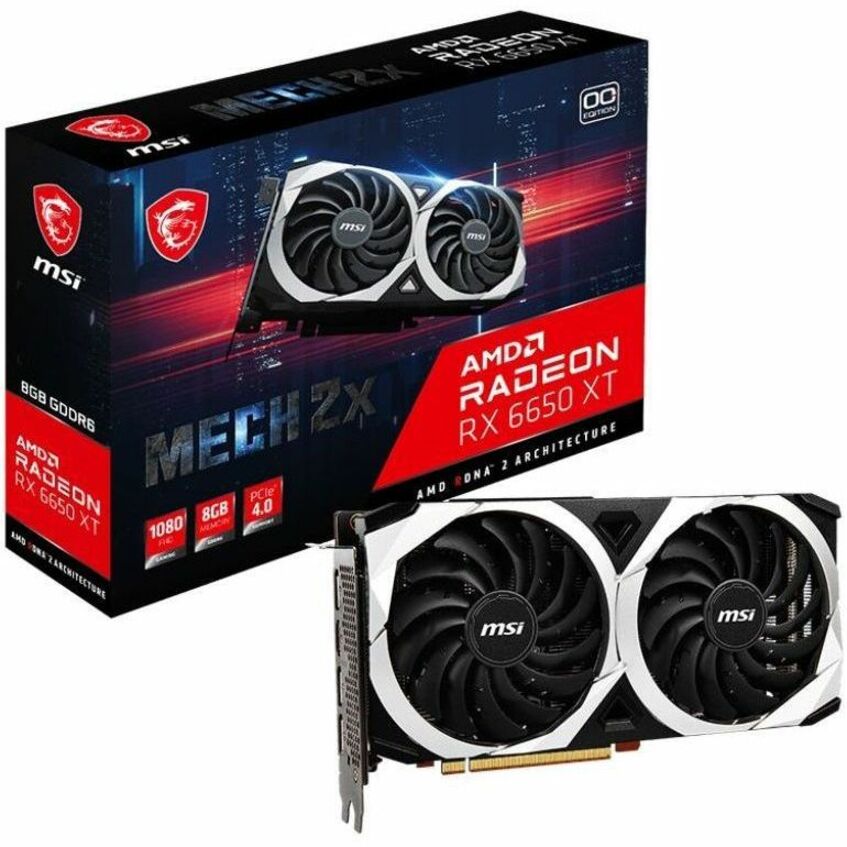 MSI AMD Radeon RX 6650 XT Graphic Card - 8 GB GDDR6