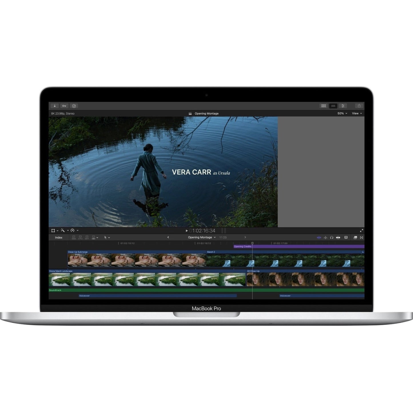 Apple MacBook Pro MNEP3LL/A 13.3" Notebook - 2560 x 1600 - Apple M2 Octa-core (8 Core) - 8 GB Total RAM - 256 GB SSD - Silver