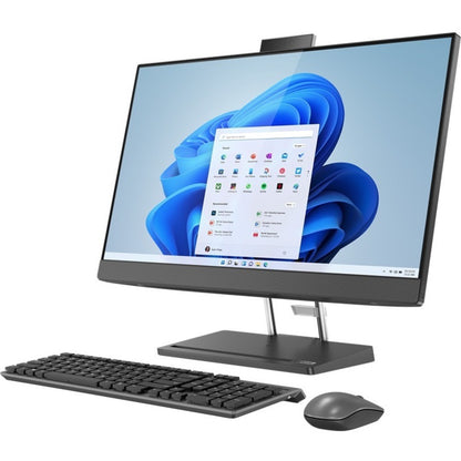 Lenovo IdeaCentre 5 27IAH7 F0GQ000DUS All-in-One Computer - Intel Core i7 12th Gen i7-12700H Tetradeca-core (14 Core) - 16 GB RAM DDR5 SDRAM - 512 GB M.2 PCI Express 4.0 SSD - 27" QHD 2560 x 1440 Touchscreen Display - Desktop - Storm Gray