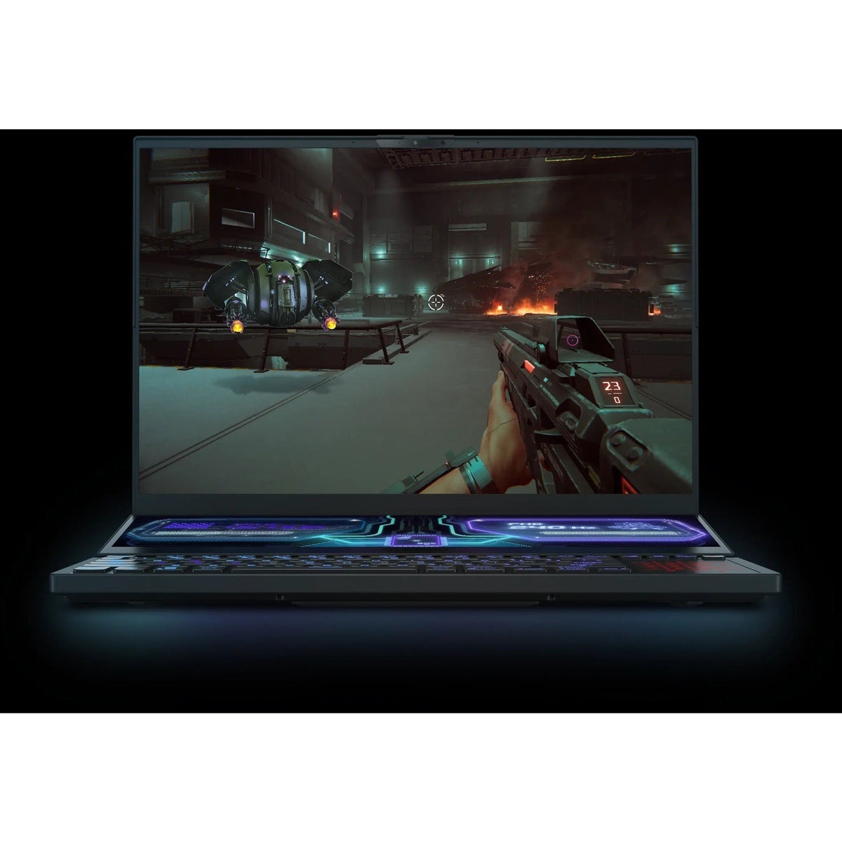 Asus ROG Zephyrus Duo 16 GX650 GX650RM-ES74 16" Gaming Notebook - WUXGA - 1920 x 1200 - AMD Ryzen 7 6800H Octa-core (8 Core) - 16 GB Total RAM - 1 TB SSD