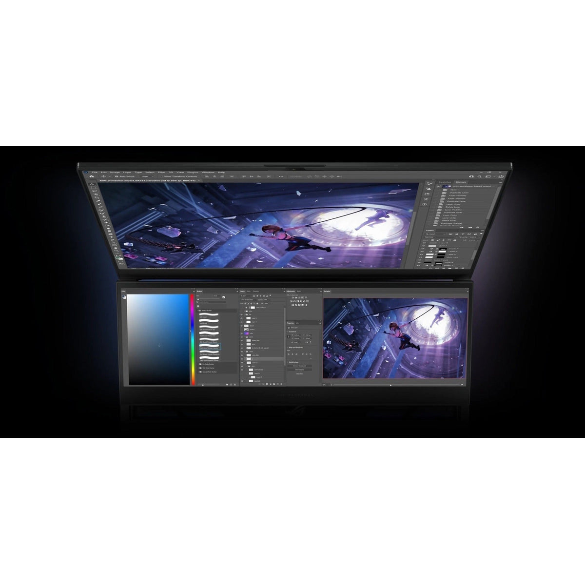 Asus ROG Zephyrus Duo 16 GX650 GX650RM-ES74 16" Gaming Notebook - WUXGA - 1920 x 1200 - AMD Ryzen 7 6800H Octa-core (8 Core) - 16 GB Total RAM - 1 TB SSD