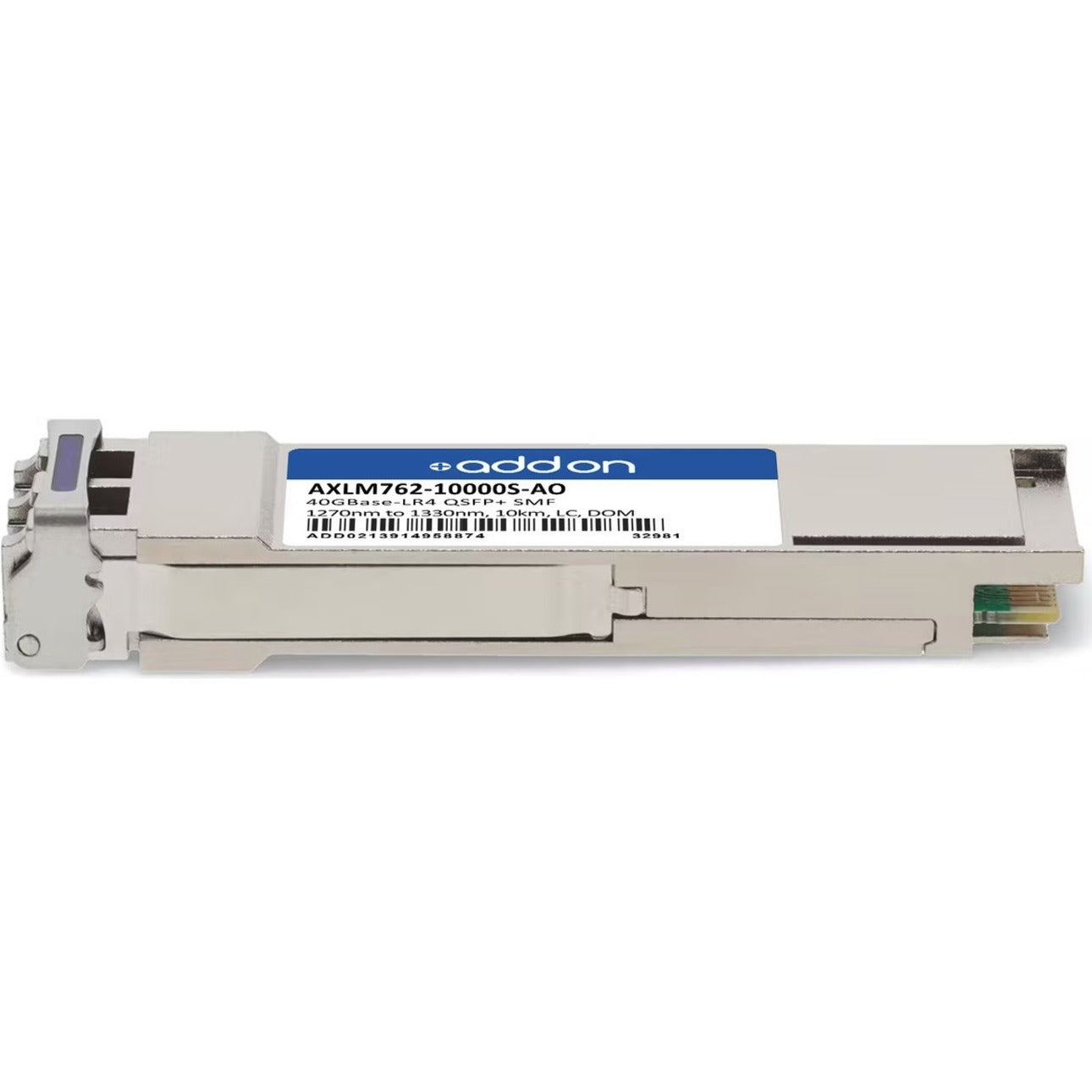 AddOn Netgear AXLM762-10000S Compatible TAA 40GBase-LR4 QSFP+ Transceiver (SMF 1270nm to 1330nm 10km LC DOM)