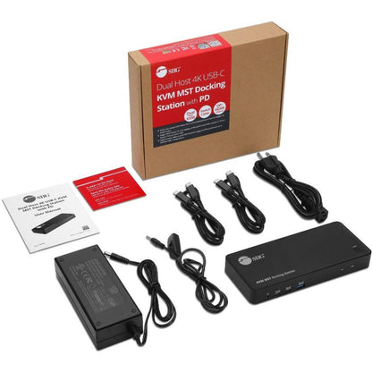 SIIG Dual Host USB-C KVM MST Docking Station