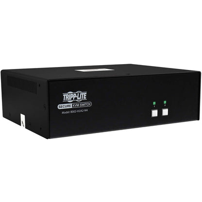 Tripp Lite Secure KVM Switch 2-Port Dual Head HDMI to HDMI 4K NIAP PP4.0 Audio TAA