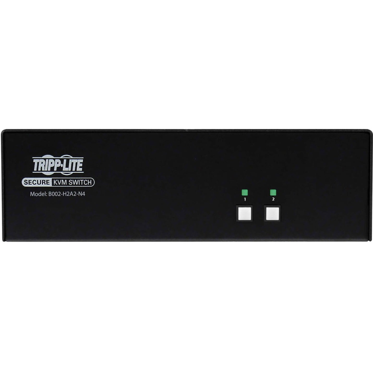 Tripp Lite Secure KVM Switch 2-Port Dual Head HDMI to HDMI 4K NIAP PP4.0 Audio TAA