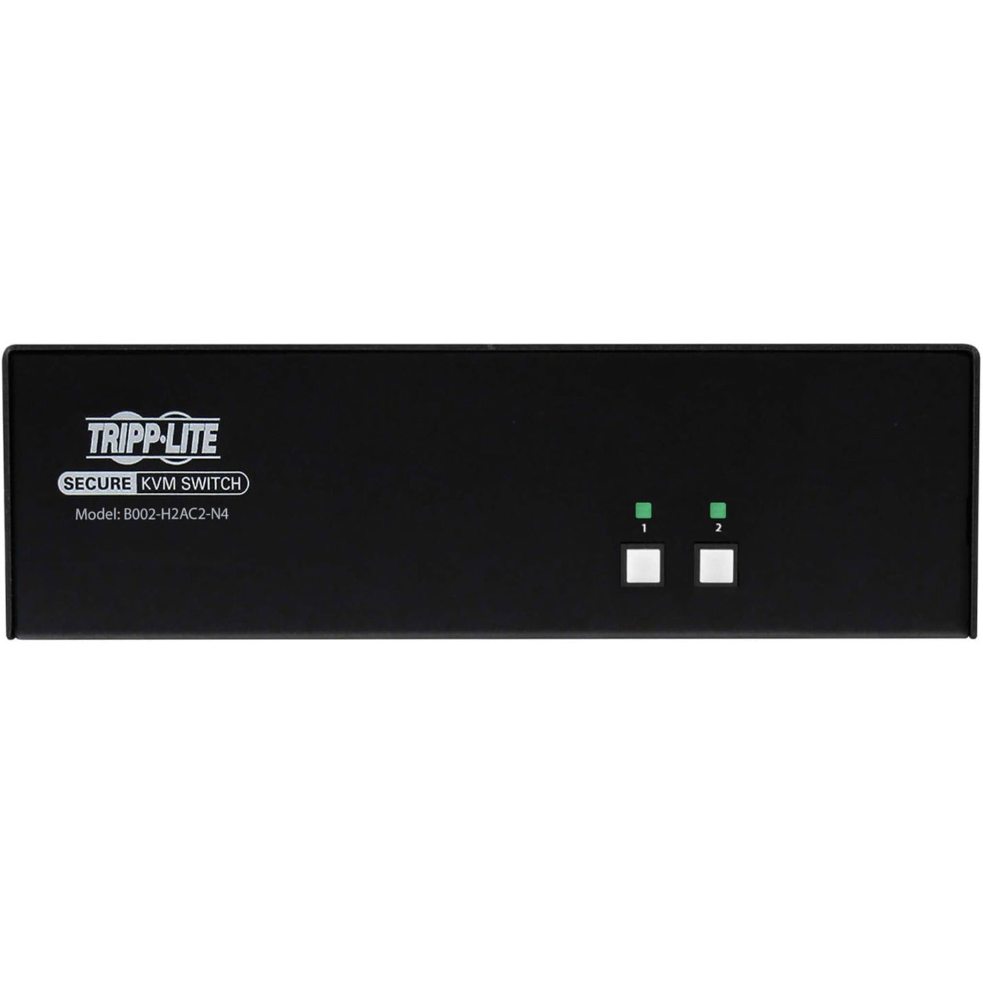 Tripp Lite Secure KVM Switch 2-Port Dual Head HDMI to HDMI 4K NIAP PP4.0 Audio CAC TAA