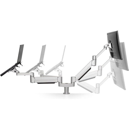 HAT 7050-1000-500SR Mounting Arm for Notebook Monitor - Silver - TAA Compliant