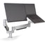 HAT 7050-1000-500SR Mounting Arm for Notebook Monitor - Silver - TAA Compliant