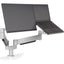 HAT 7050-800-500SR Mounting Arm for Notebook Monitor - Silver - TAA Compliant