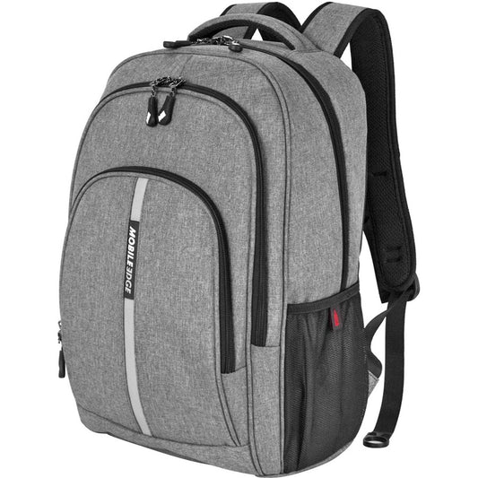 Mobile Edge Commuter Carrying Case Rugged (Backpack) for 15.6" to 16" Notebook Travel Essential - Gray