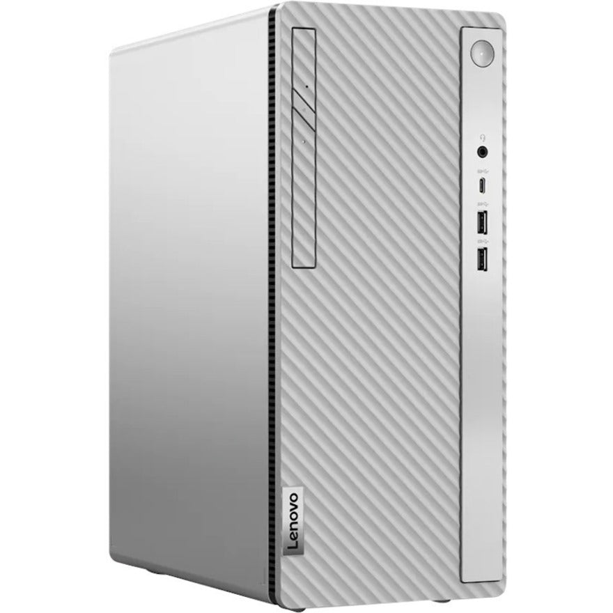 Lenovo IdeaCentre 5 14IAB7 90T2000QUS Desktop Computer - Intel Core i5 12th Gen i5-12400 Hexa-core (6 Core) 2.50 GHz - 8 GB RAM DDR4 SDRAM - 512 GB M.2 PCI Express SSD - Tower - Cloud Gray