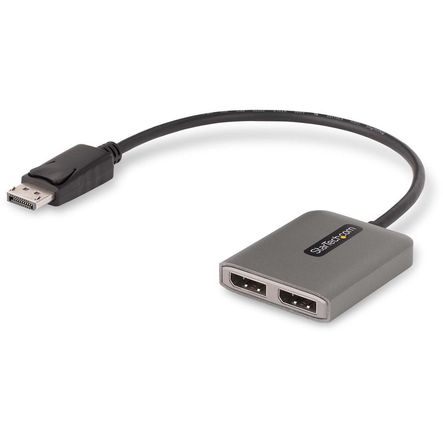 StarTech.com Dual-Monitor DisplayPort 1.4 Splitter DisplayPort to 2x DP Multi-Monitor Adapter Dual 5K 60Hz Computer MST Hub Windows