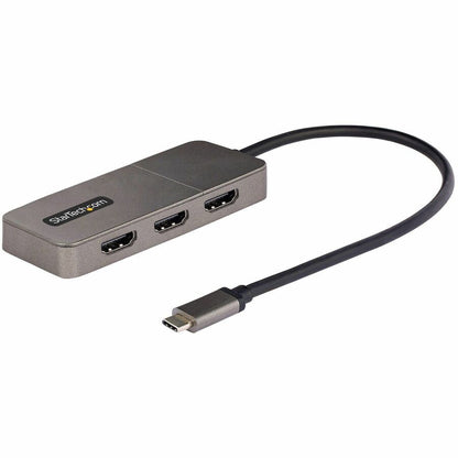 StarTech.com 3-Port USB-C Multi-Monitor Adapter Type-C to 3x HDMI MST Hub Triple 4K60Hz HDMI Laptop Display Extender / Splitter Windows