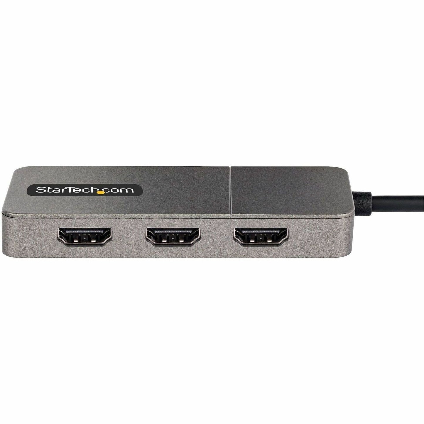 StarTech.com 3-Port USB-C Multi-Monitor Adapter Type-C to 3x HDMI MST Hub Triple 4K60Hz HDMI Laptop Display Extender / Splitter Windows