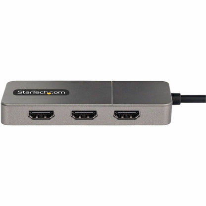 StarTech.com 3-Port USB-C Multi-Monitor Adapter Type-C to 3x HDMI MST Hub Triple 4K60Hz HDMI Laptop Display Extender / Splitter Windows