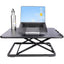 StarTech.com Standing Desk Converter for Laptop Up to 8kg/17.6lb Height Adjustable Laptop Riser Table Top Sit Stand Desk Converter