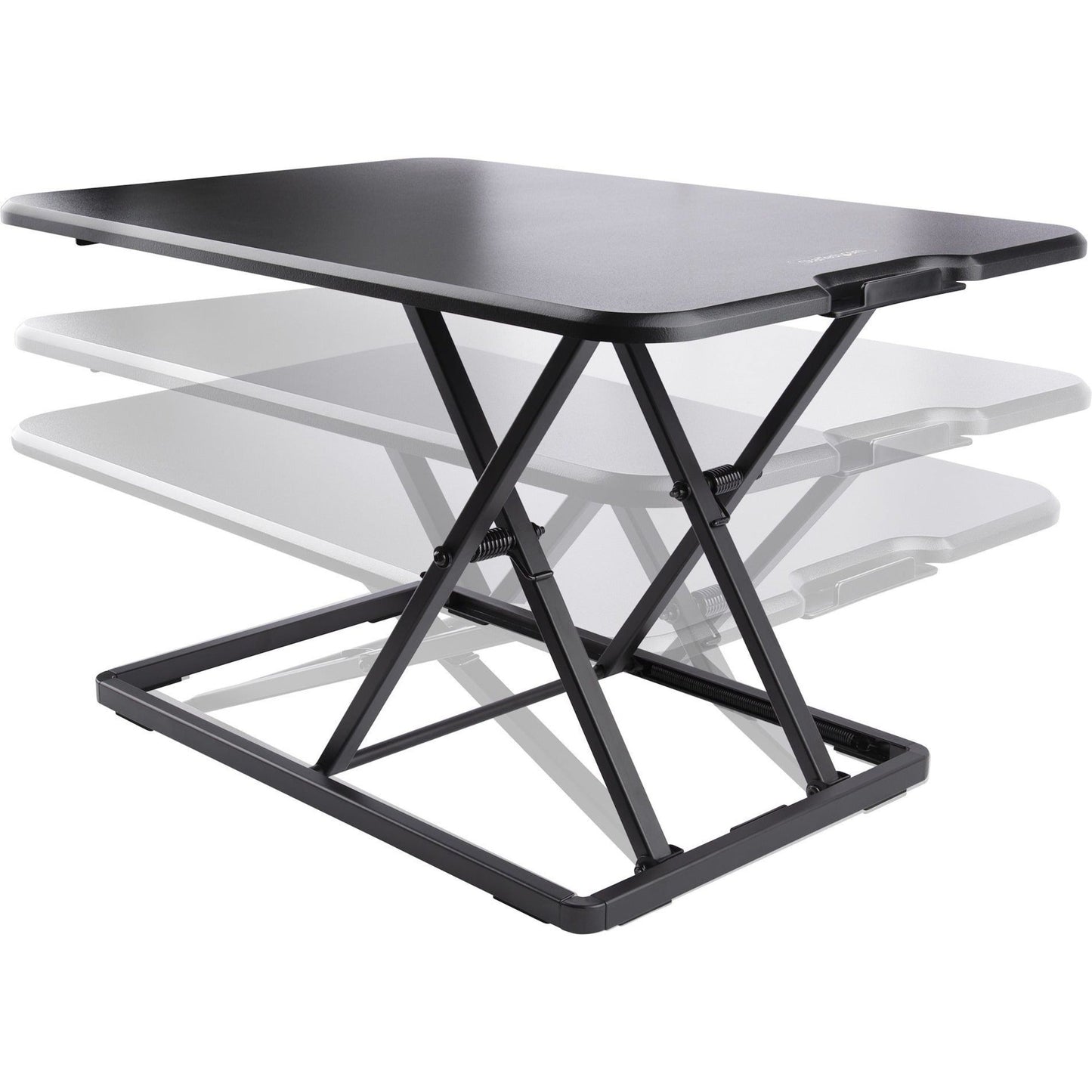 StarTech.com Standing Desk Converter for Laptop Up to 8kg/17.6lb Height Adjustable Laptop Riser Table Top Sit Stand Desk Converter