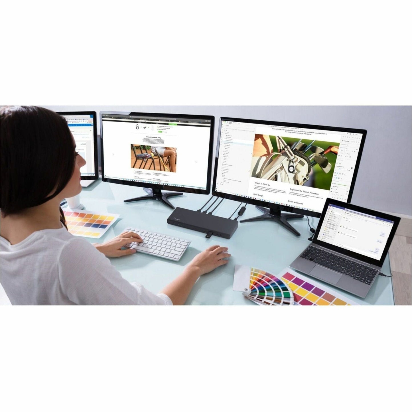 Belkin Universal USB-C Triple Display Dock-laptop docking station HDMI DisplayPort