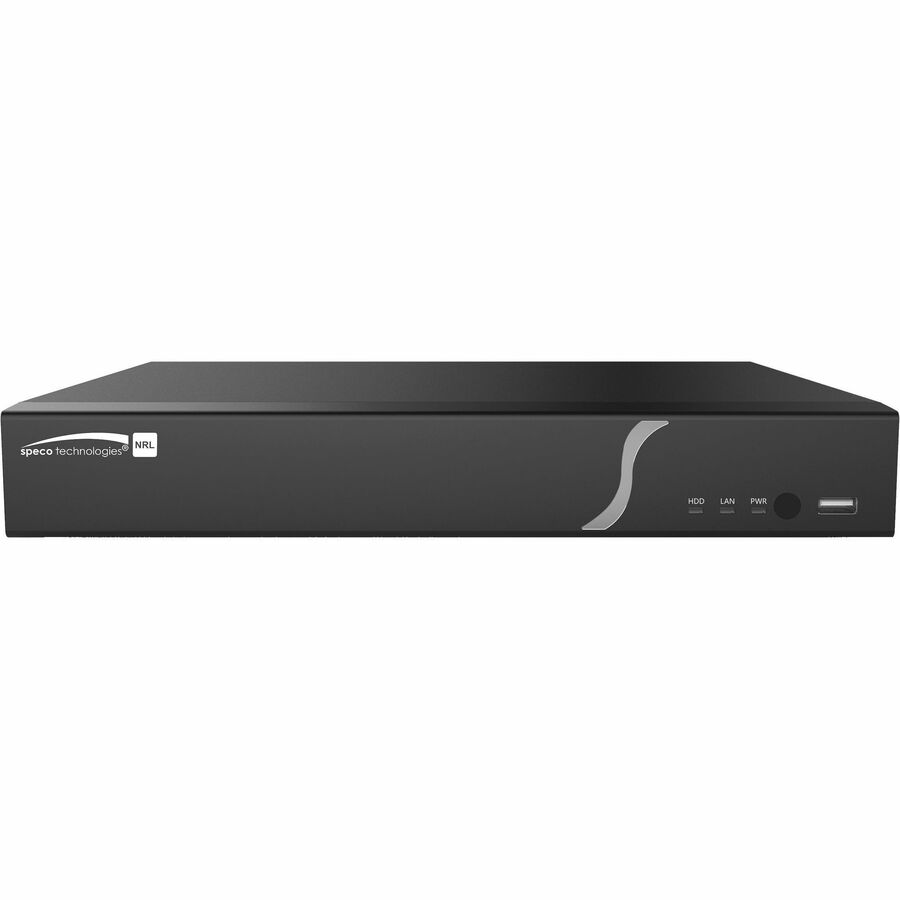 Speco 8 Channel NVR with 8 Built-In PoE Ports - 10 TB HDD