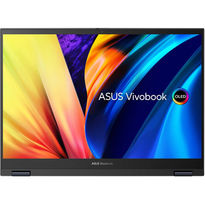 Asus Vivobook S 14 Flip TN3402 TN3402QA-DB56T 14" Touchscreen Convertible Notebook - WUXGA - 1920 x 1200 - AMD Ryzen 5 5600H Hexa-core (6 Core) - 16 GB Total RAM - 8 GB On-board Memory - 512 GB SSD - Quiet Blue