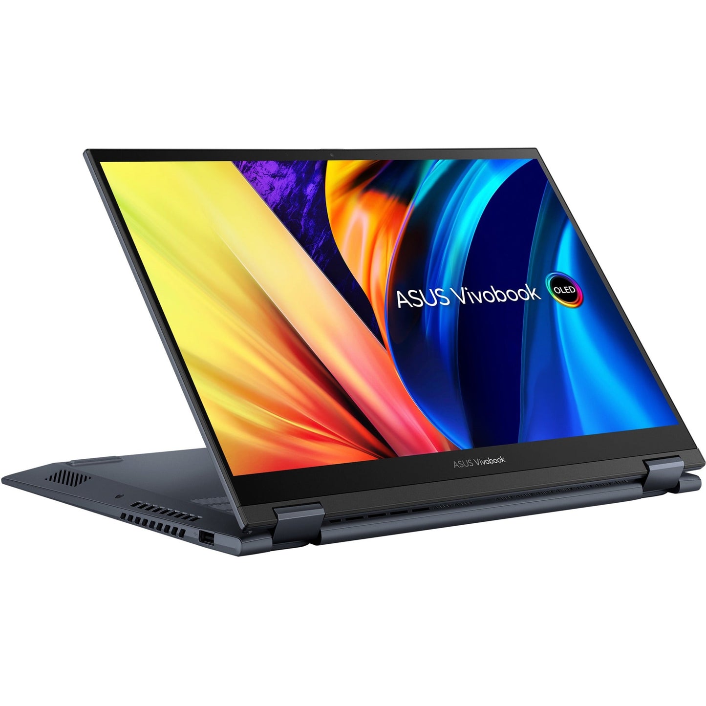 Asus Vivobook S 14 Flip TN3402 TN3402QA-DB56T 14" Touchscreen Convertible Notebook - WUXGA - 1920 x 1200 - AMD Ryzen 5 5600H Hexa-core (6 Core) - 16 GB Total RAM - 8 GB On-board Memory - 512 GB SSD - Quiet Blue