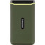 Transcend 2 TB Portable Solid State Drive - External - Military Green