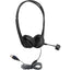 Hamilton Buhl Personal-Size USB Multimedia Headset with Steel-Reinforced Gooseneck Mic