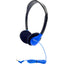 Hamilton Buhl Personal On-Ear Stereo Headphone BLUE - 200 Pack