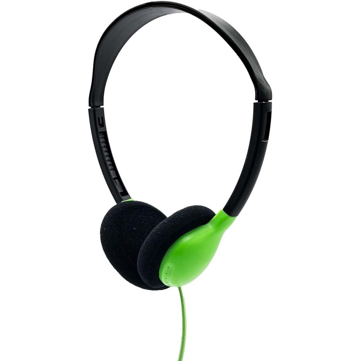 Hamilton Buhl Personal On-Ear Stereo Headphone GREEN - 200 Pack