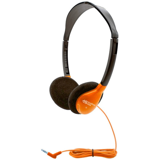 Hamilton Buhl Personal On-Ear Stereo Headphone ORANGE - 200 Pack