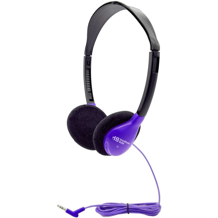 Hamilton Buhl HamiltonBuhl Personal On-Ear Stereo Headphone PURPLE - 200 Pack